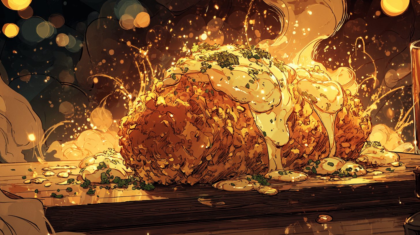 サクサク衣の特大チキン南蛮　自家製タルタルどっさり