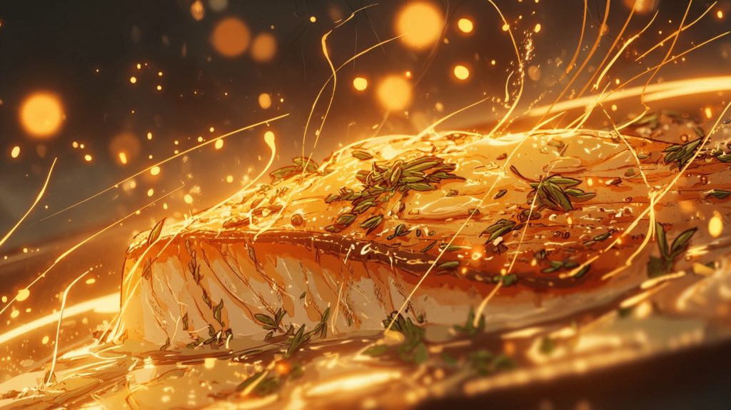 真鯛の香草バターソテーレモンバターの香り