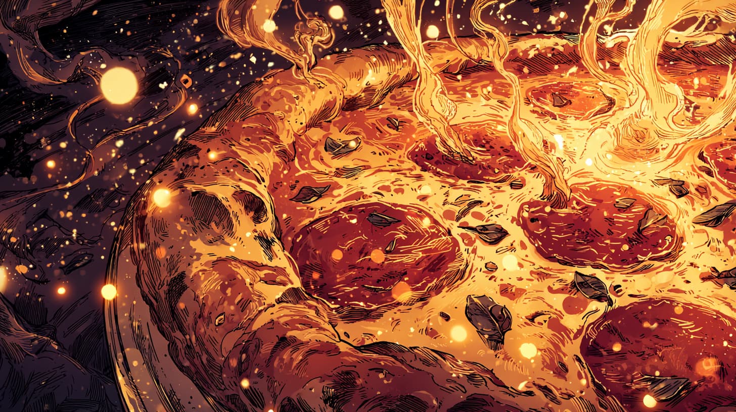 メガモールのフードコート飯｜SF飯テロアニメ