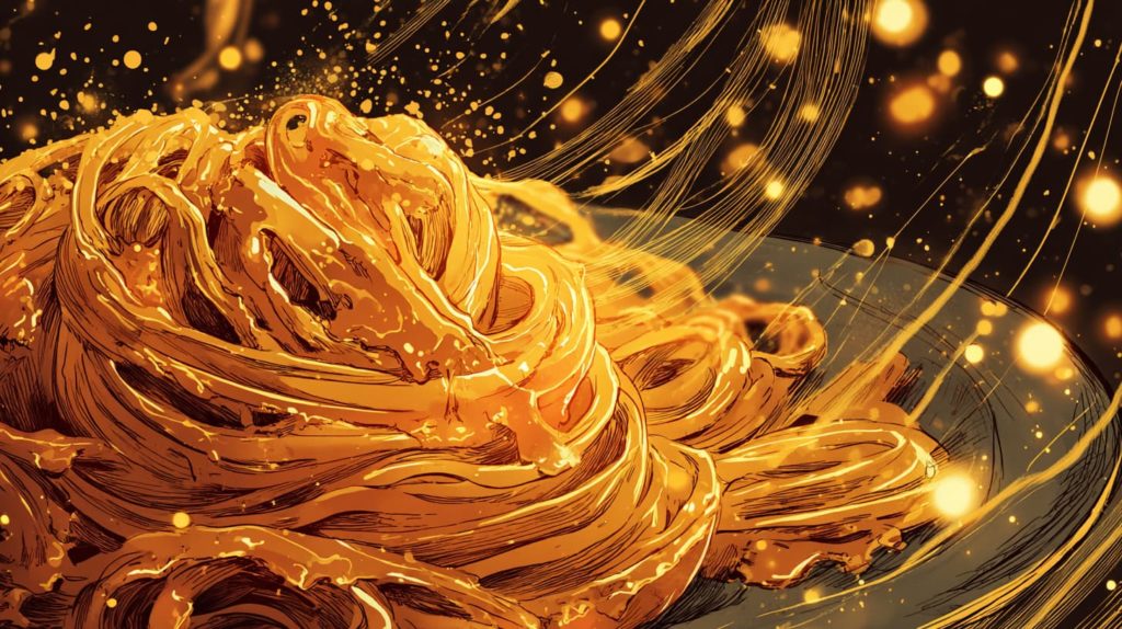 濃厚ウニクリームのもっちり生パスタ