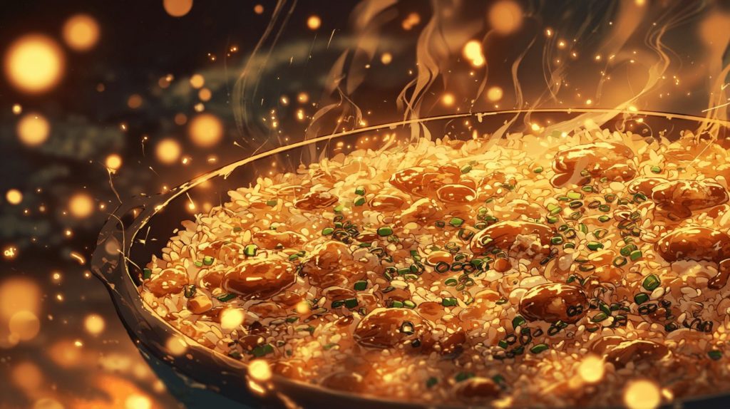 香ばしバター醤油の鉄板ガーリックライス