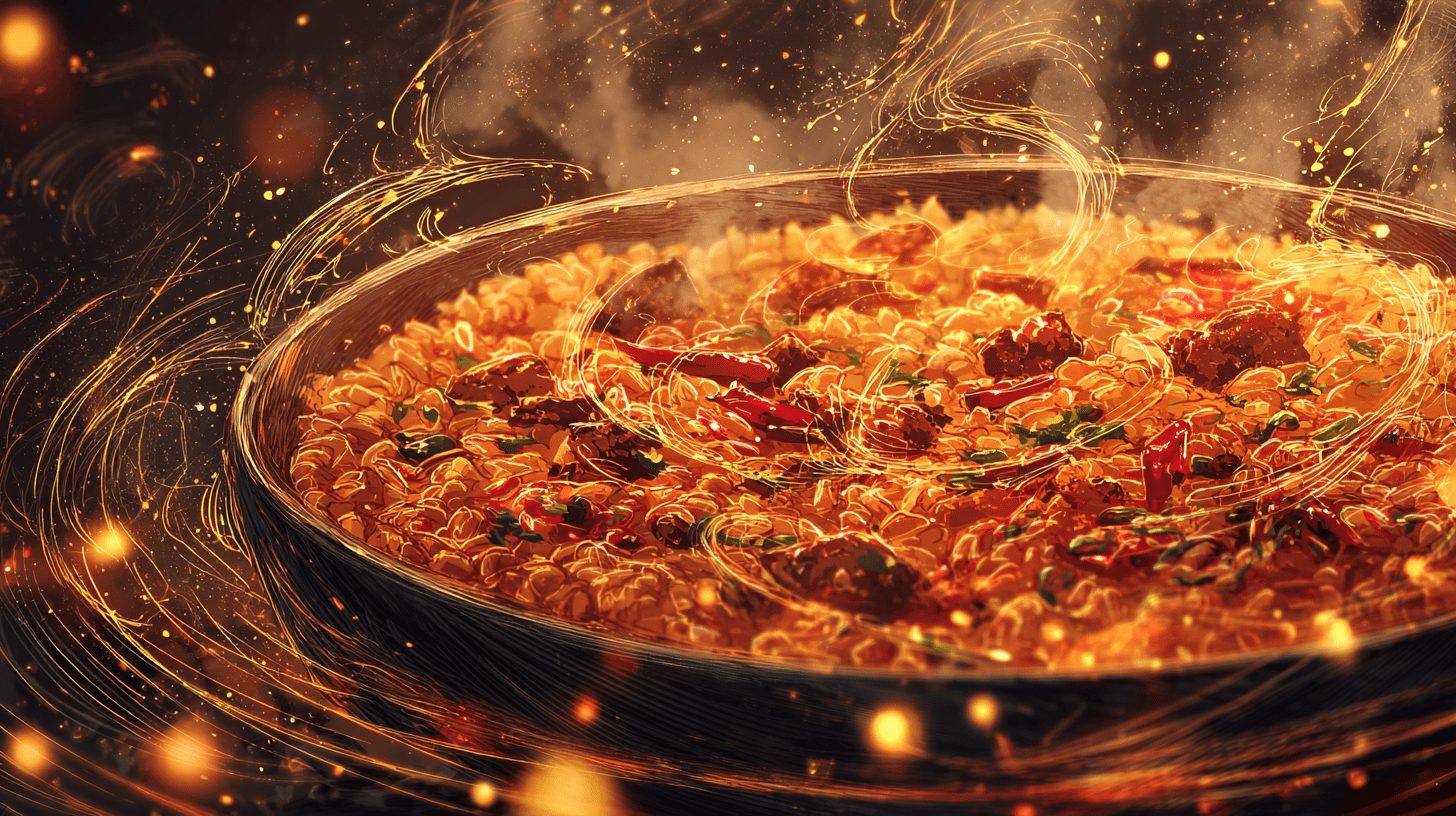 痺れる花椒のマグマチャーハン