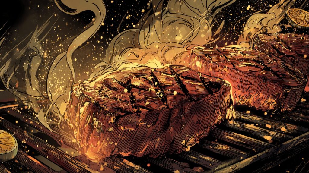 厚切り牛タンの炭火グリルレモンと岩塩で