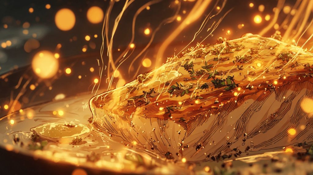 真鯛の香草バターソテーレモンバターの香り