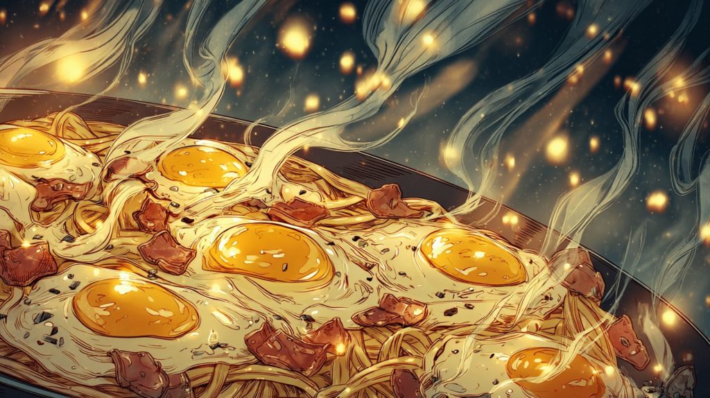 卵黄どっさり濃厚チーズカルボナーラ