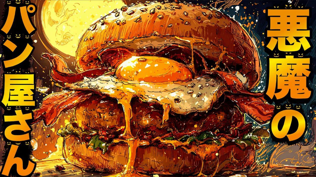悪魔のパン屋さん｜深夜に見たら終わる飯テロアニメ