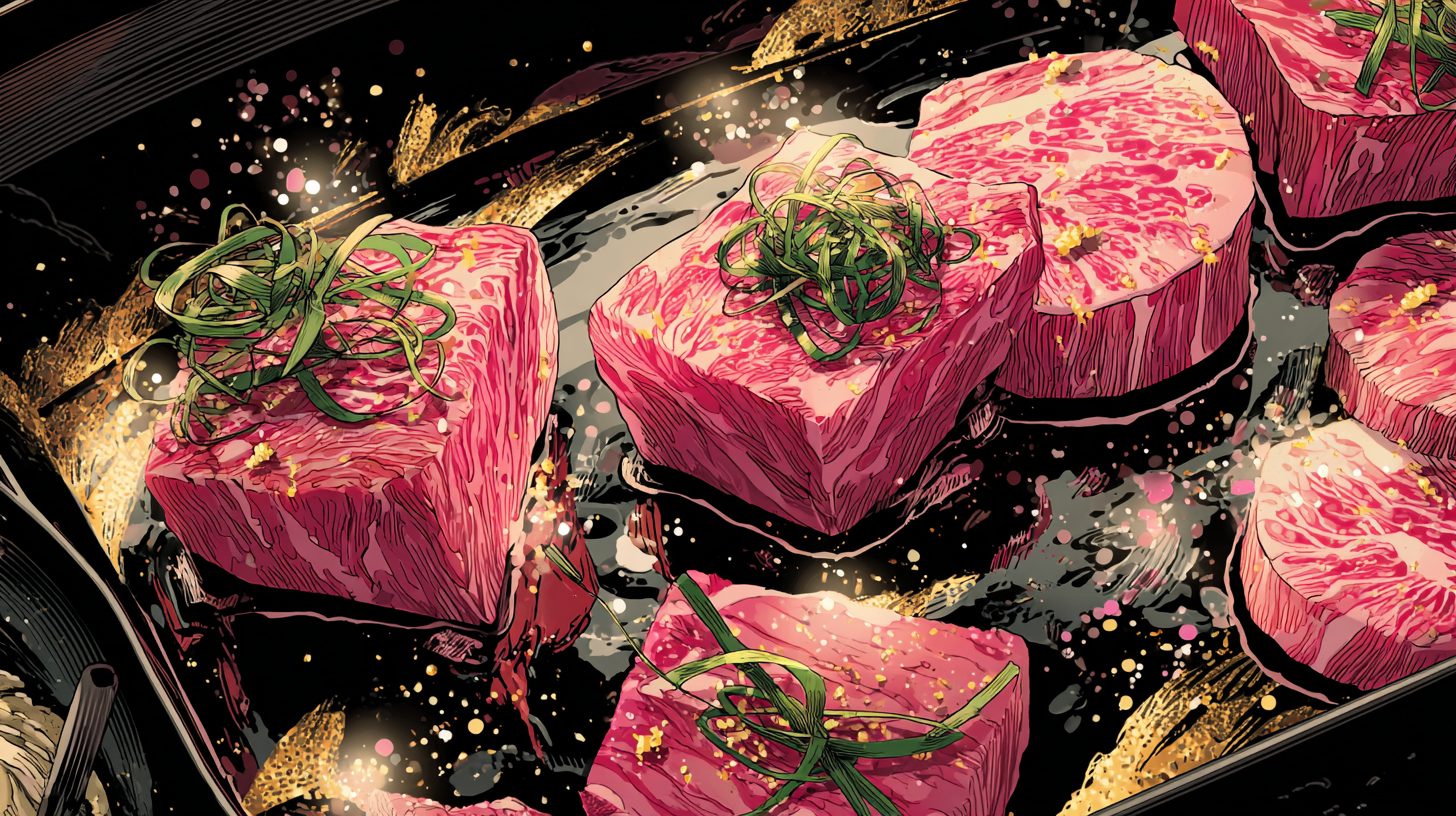 東京2299一人焼肉｜飯テロアニメ【無料動画素材】焼肉シズル映像