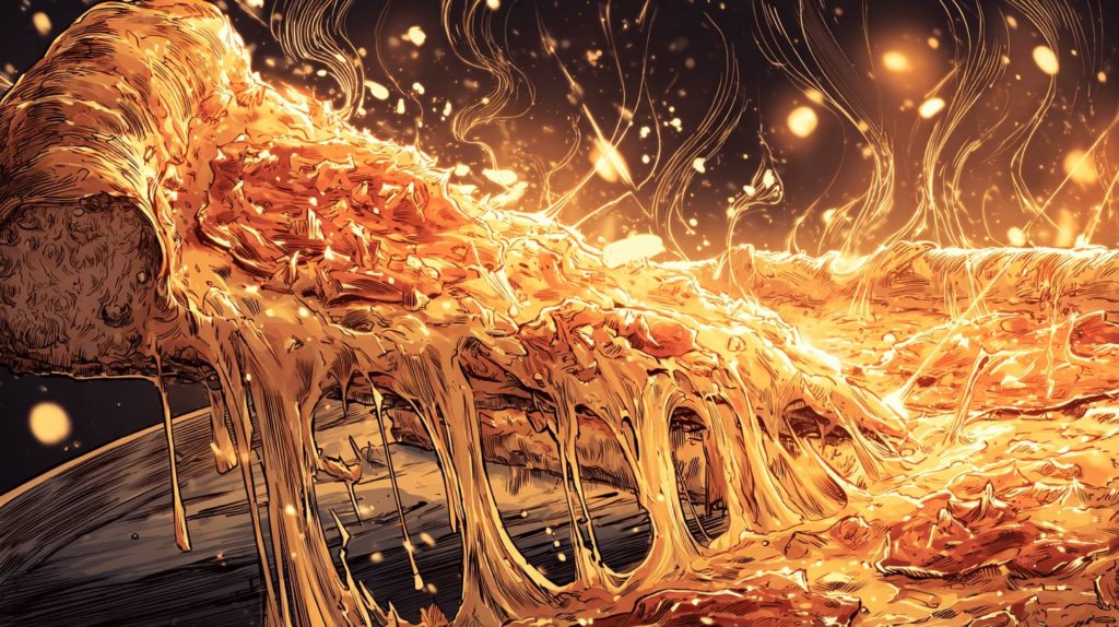 シカゴ風・超厚焼きカニチーズピザ