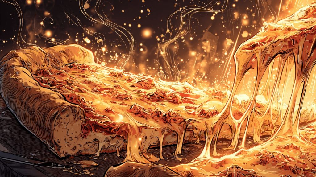 シカゴ風・超厚焼きカニチーズピザ