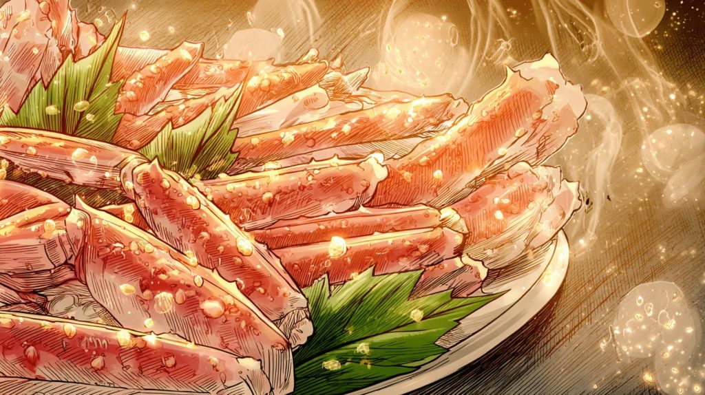 カニのシンプル塩茹で