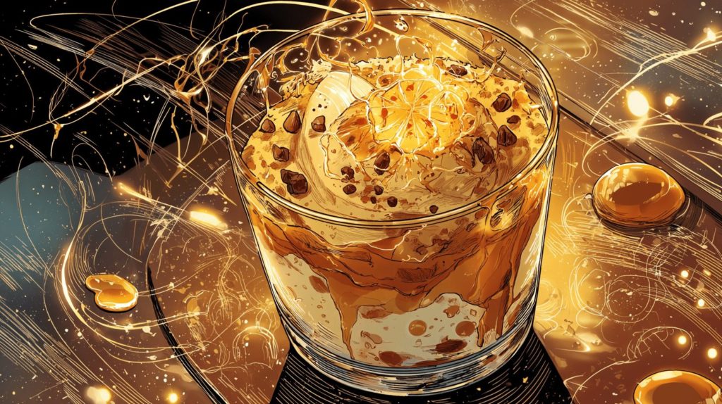 カニ味噌ソルティキャラメル・ブリュレパフェ