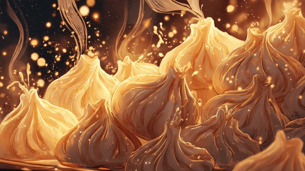 カニ爆汁小籠包マウンテン