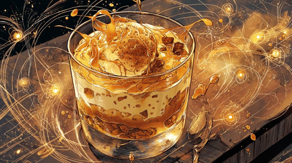 カニ味噌ソルティキャラメル・ブリュレパフェ